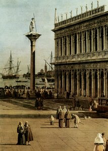 La Piazzetta (dettaglio) da Giovanni Antonio Canal
